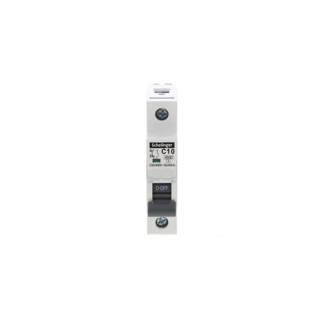 Wyłącznik nadprądowy 1P C 10A 4,5kA AC SCHELINGER A02-G7-1P-C10