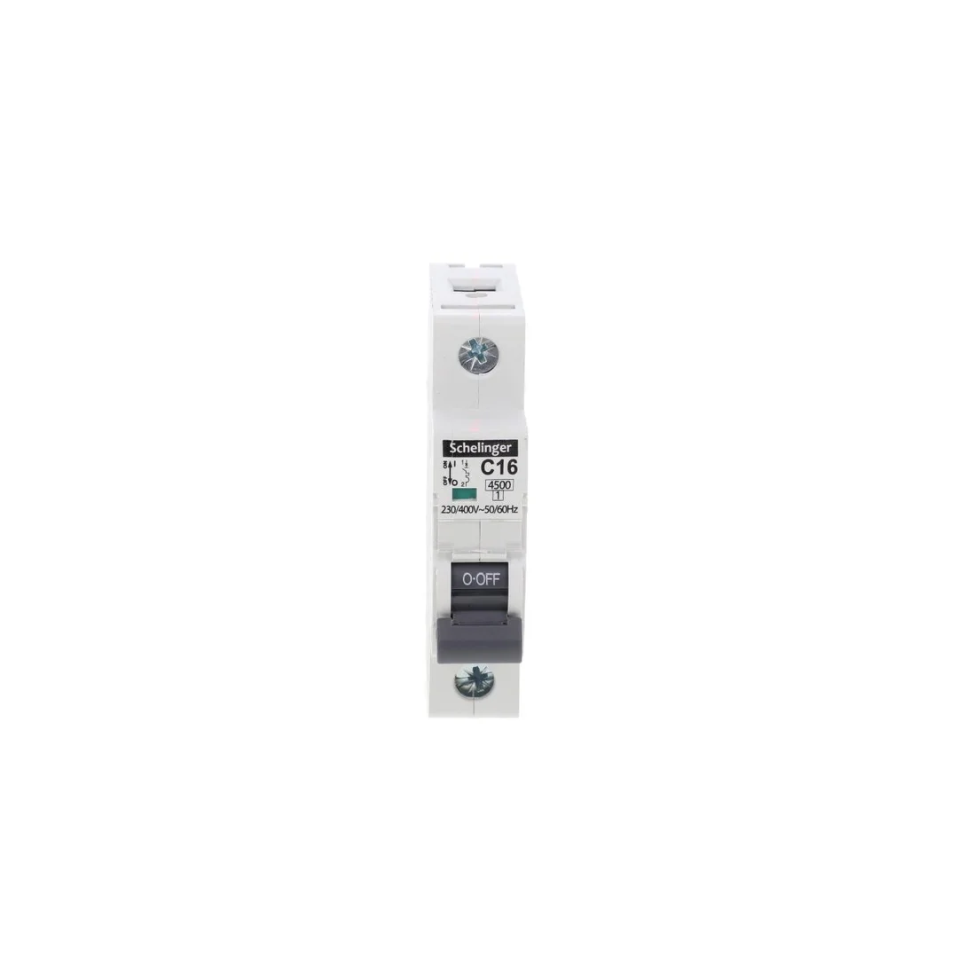 Wyłącznik nadprądowy 1P C 16A 4,5kA AC SCHELINGER A02-G7-1P-C16
