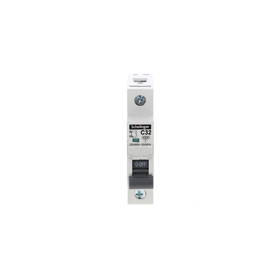 Wyłącznik nadprądowy 1P C 32A 4,5kA AC SCHELINGER A02-G7-1P-C32