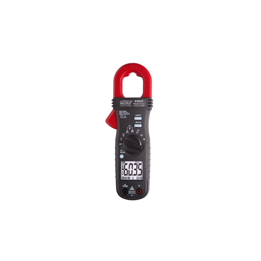 Miernik cęgowy 600A AC/DC TRMS Brymen BM035