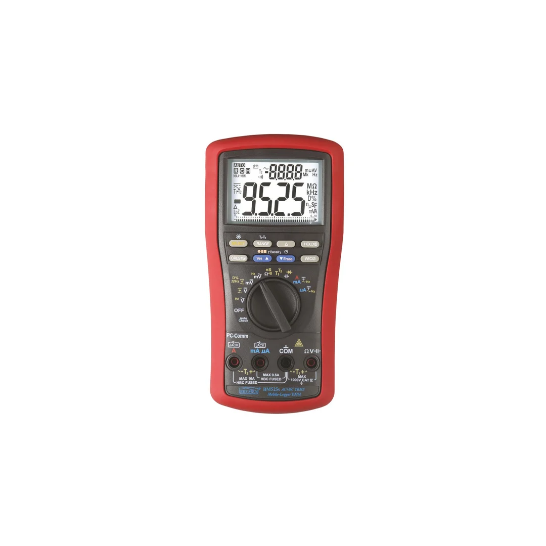 Multimetr logger rejestracja (87000pom) TRMS USB/RS232C Brymen BM525s