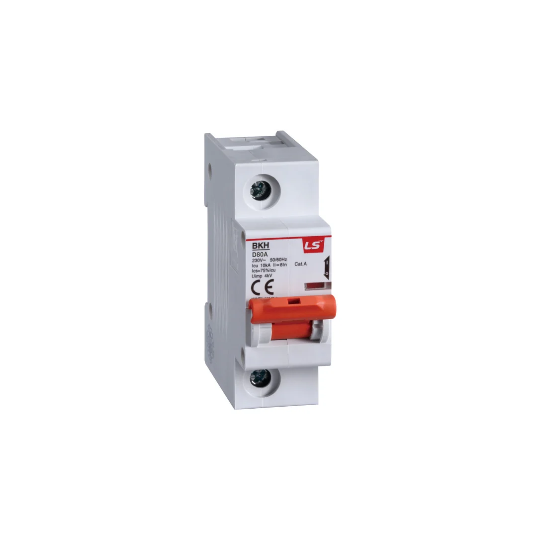 Wyłącznik instalacyjny LS Electric BKH 1P, 63A, charakterystyka D 06110333R0 BKH 1P D63A