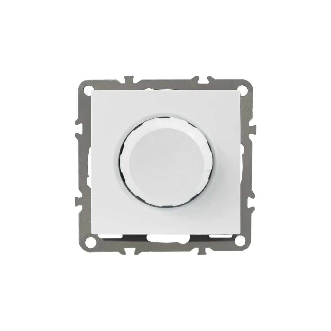 QUADRA Ściemniacz obrotowy 3A 50-650W biały