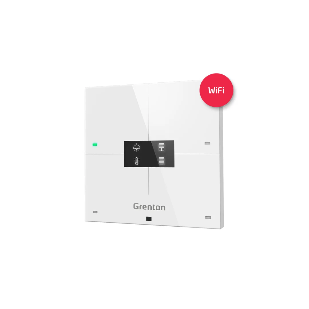 GRENTON SMART PANEL 4B WiFi, OLED, white, WSP-204-W-02