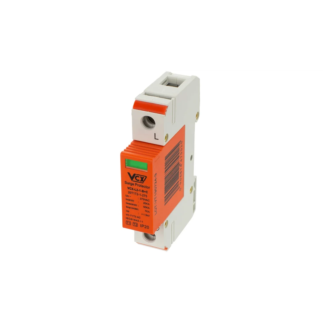 Ogranicznik przepięć Typ T1+T2 1P 20-50kA 1,5kV VCXBC1P7KA