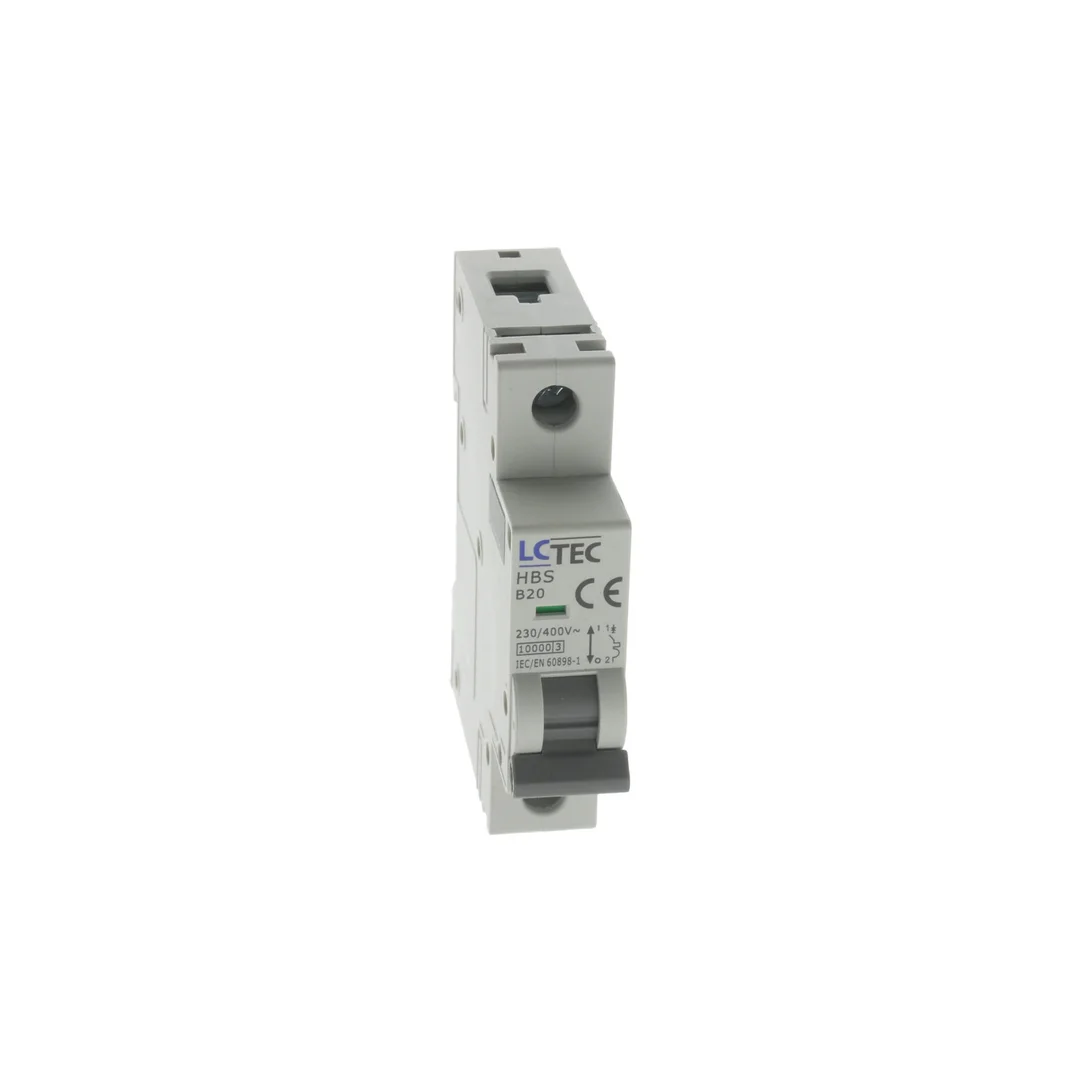 Wyłącznik nadprądowy HBS 1P 1M 1F B 20A 10kA