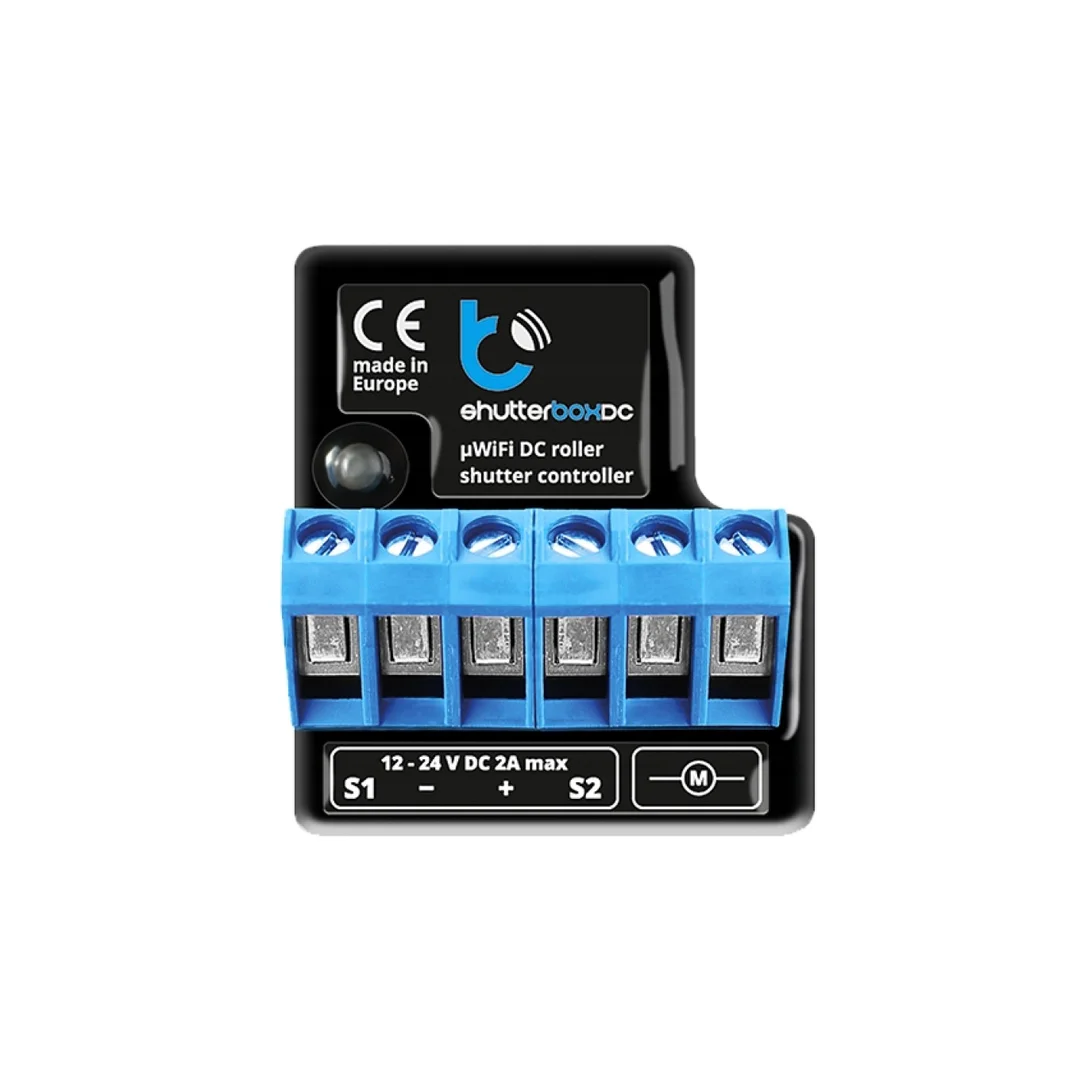 Blebox shutterBoxDC - sterownik do rolet 12-24V - µWiFi