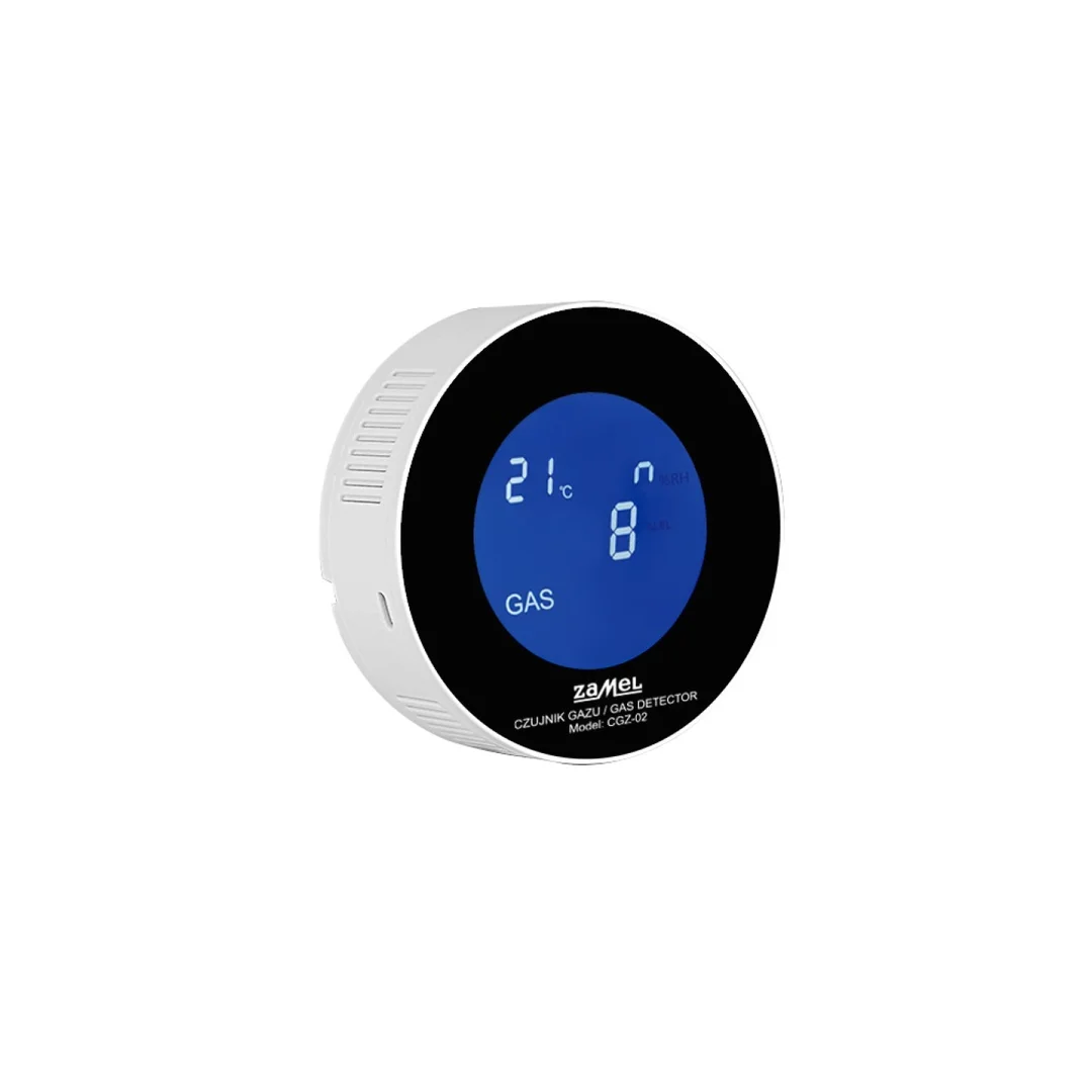 Czujnik gazu ziemnego i LPG (propan-butan) z wyświetlaczem WI-FI TUYA CGZ-02 GAR10000074