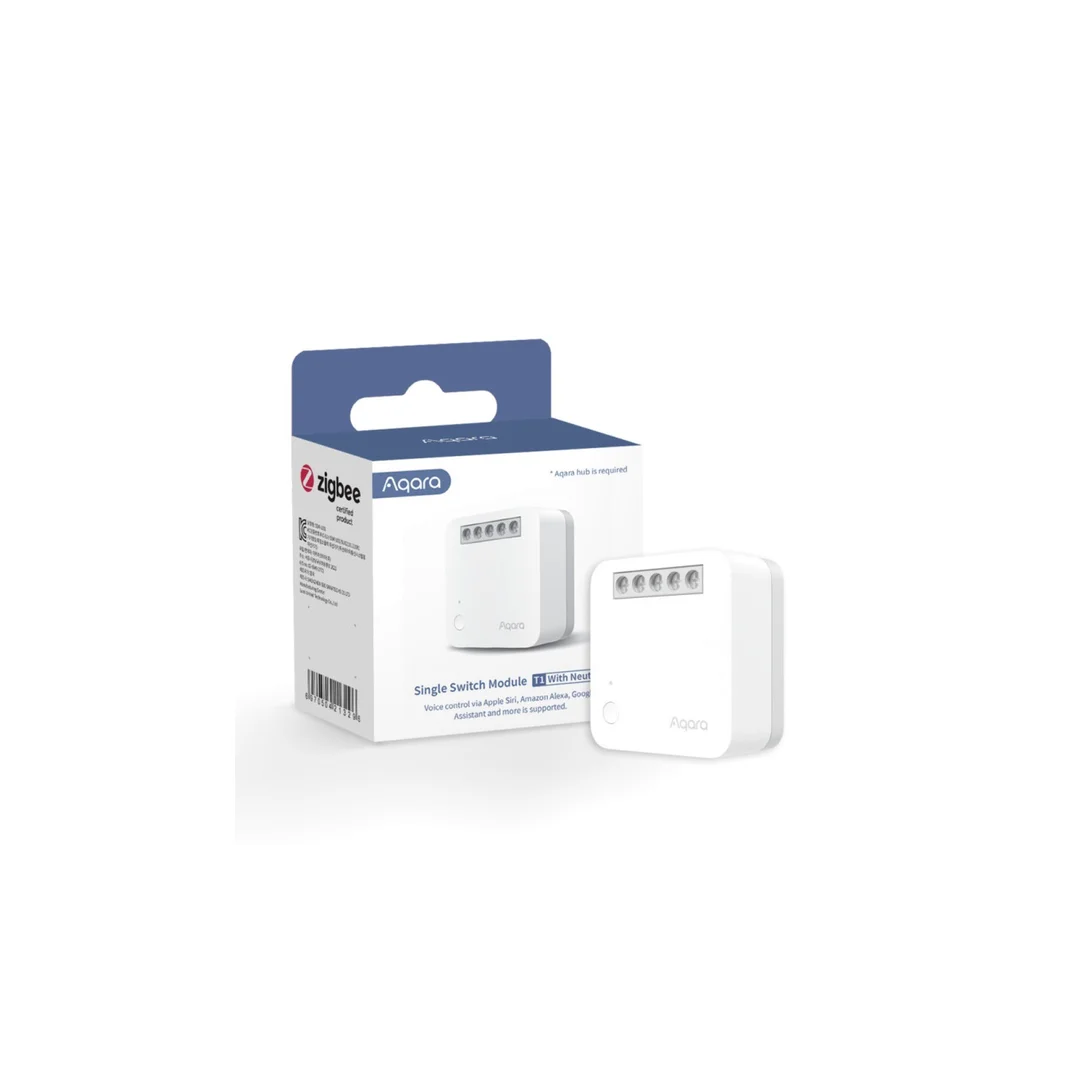 Przełącznik z Neutral, Zigbee, EU, SSM-U01 Aqara Single Switch Module T1