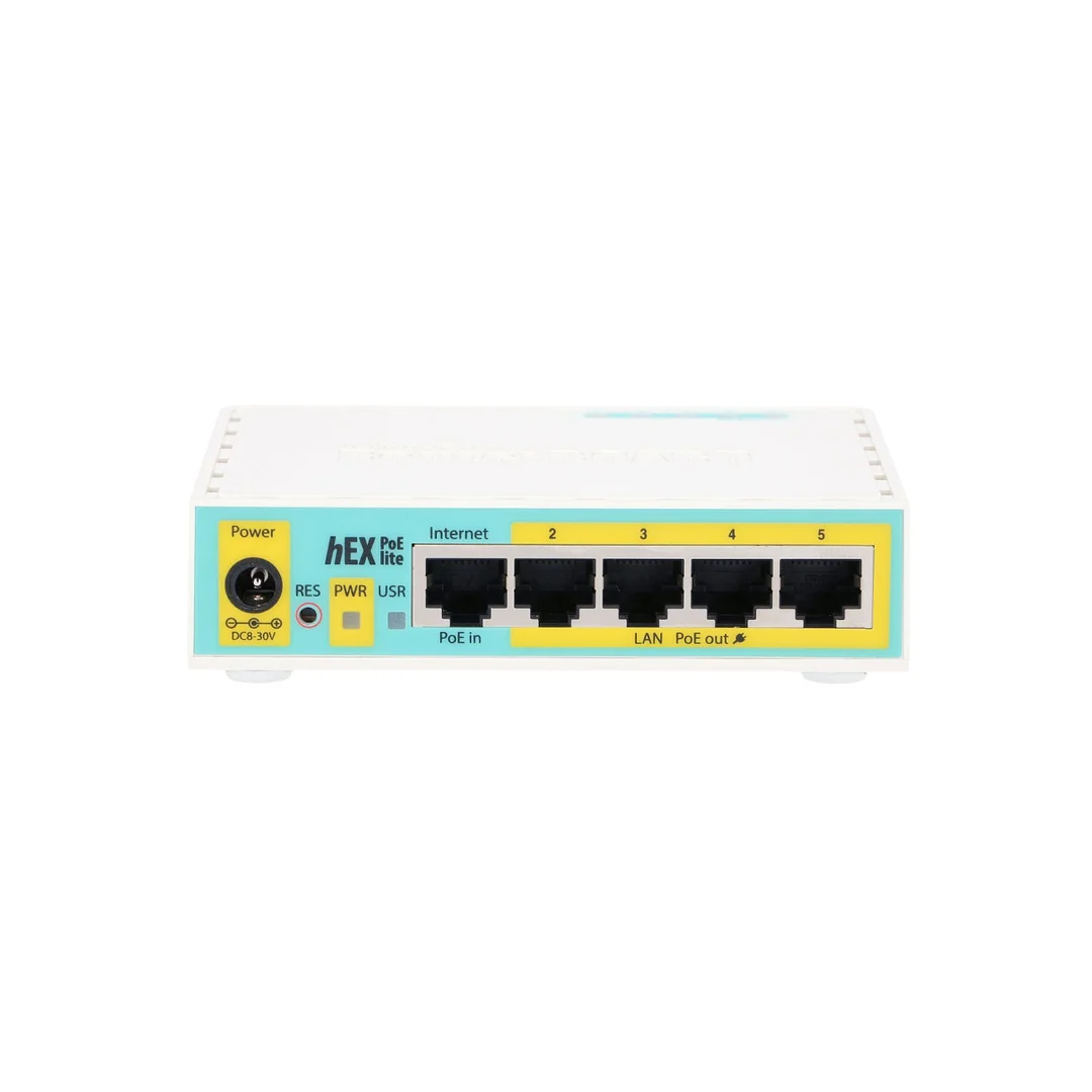 Router RB750UPr2, 5x RJ45 100Mb/s, 1x USB MikroTik hEX PoE lite
