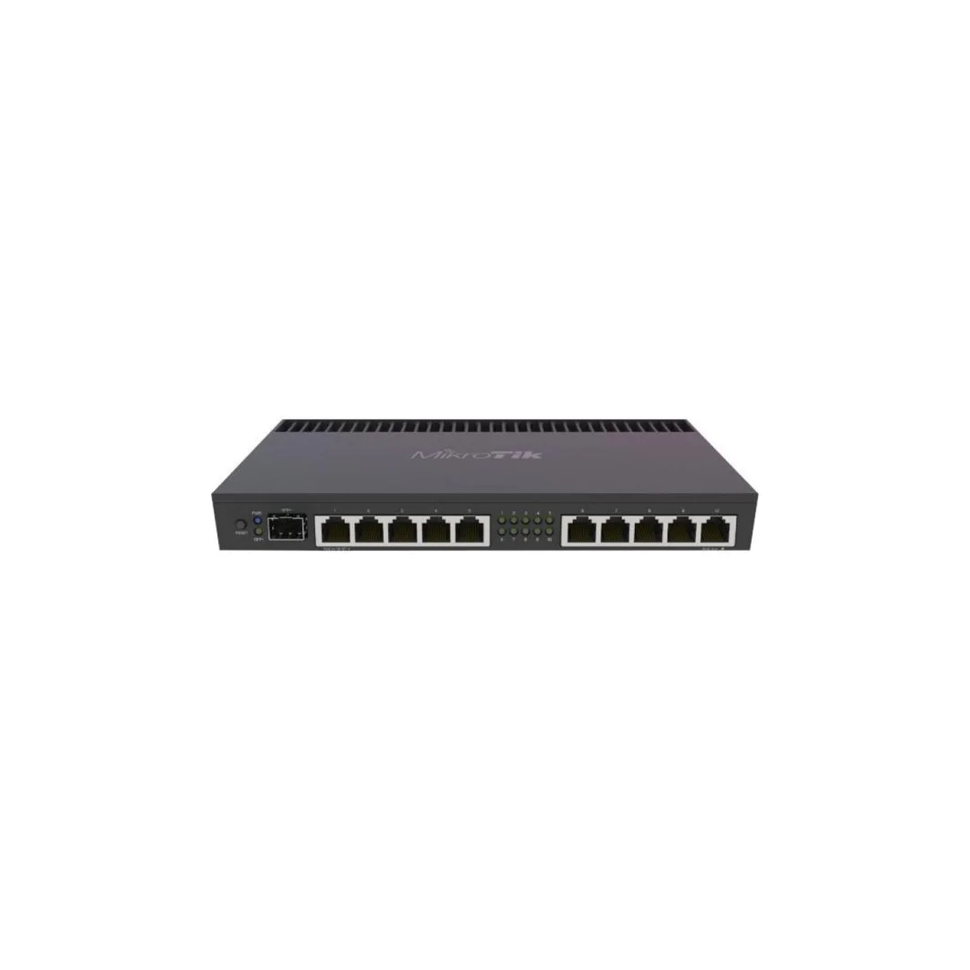 Router 10x RJ45 1000Mb/s, 1x SFP+ MikroTik RB4011IGS+RM