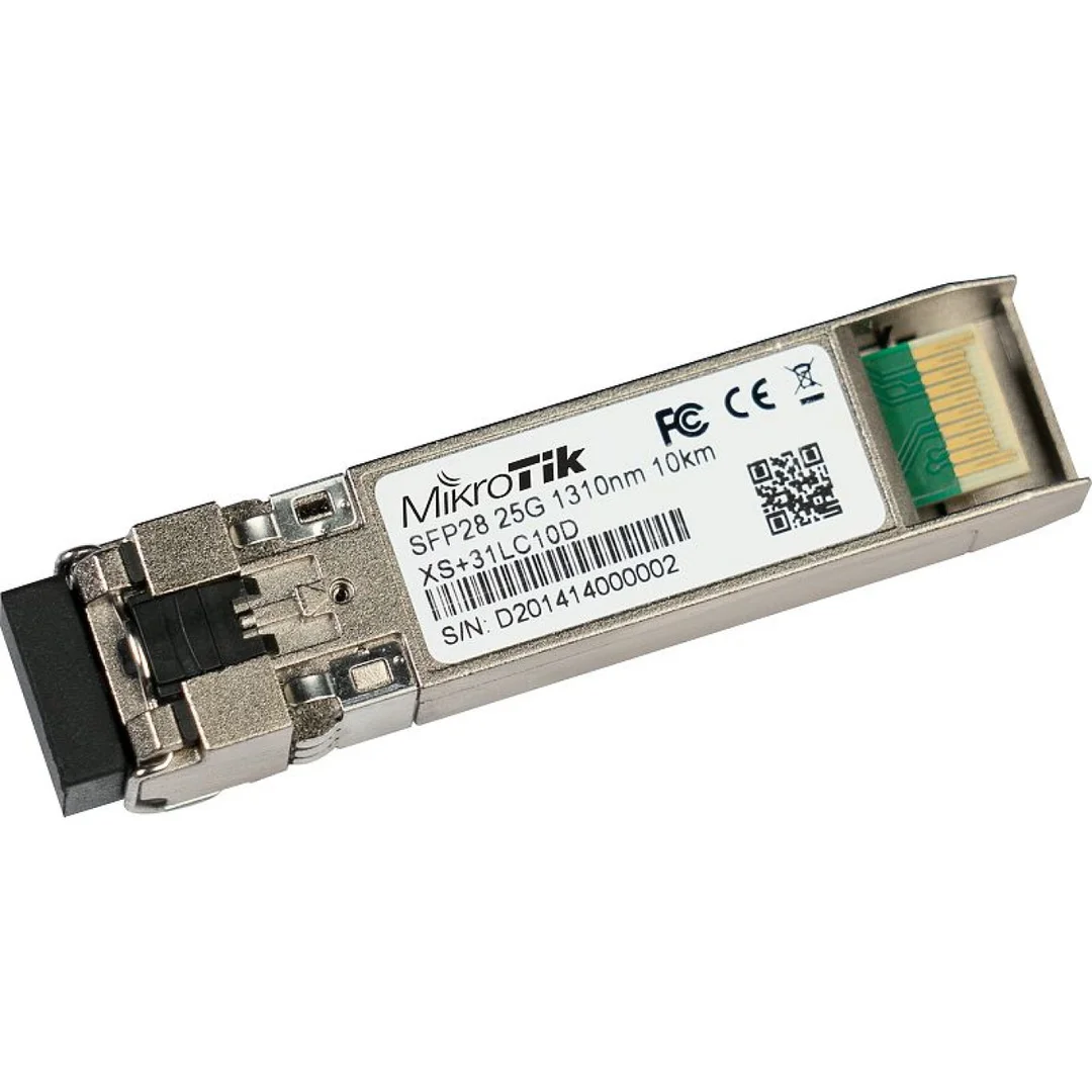 Moduł SFP/SFP+/SFP28 1/10/25Gb/s, SM, 10km, 1310nm MikroTik XS+31LC10D