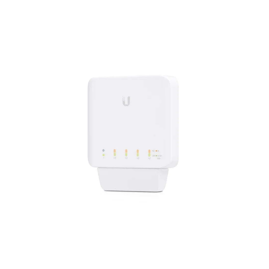 Switch UniFi, 5x RJ45 1000Mb/s, 1x PoE In, 4x PoE Out, 46W Ubiquiti USW-FLEX