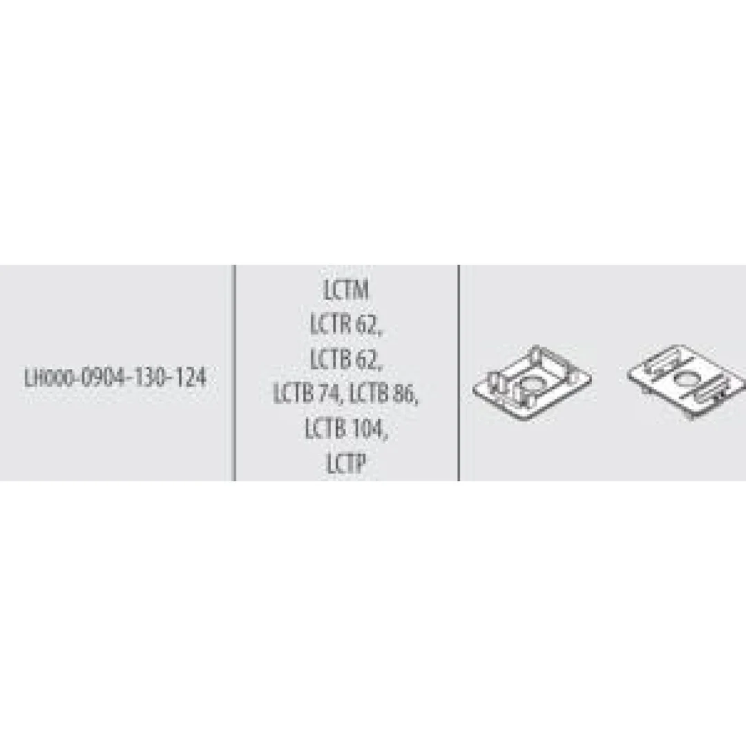 Trzymacz na szynę DIN do prze.LCTB62-104 Uchwyty do montażu przekładników na szynę DIN 35 mm LH000-0904-130-124