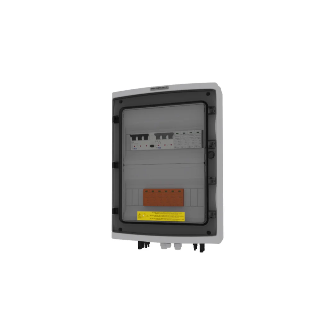 Rozdzielnica PV fotowoltaiczna solarna AC DC 1000V 2 Stringi B16 25A 300mA Doktorvolt 2483