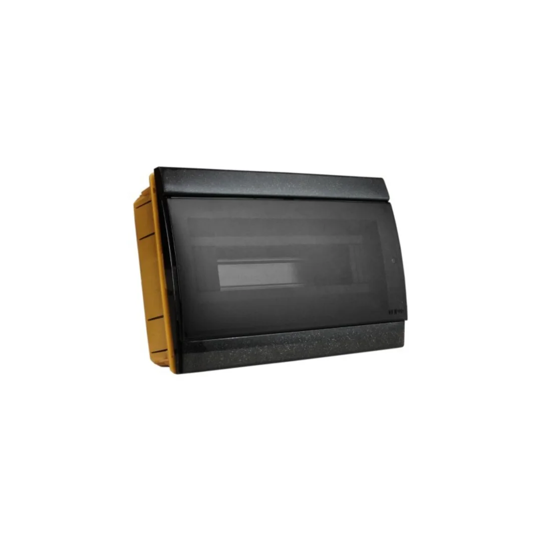 Rozdzielnica podtynkowa 12 modułowa IP40 czarna 970.12.N M-L 1039