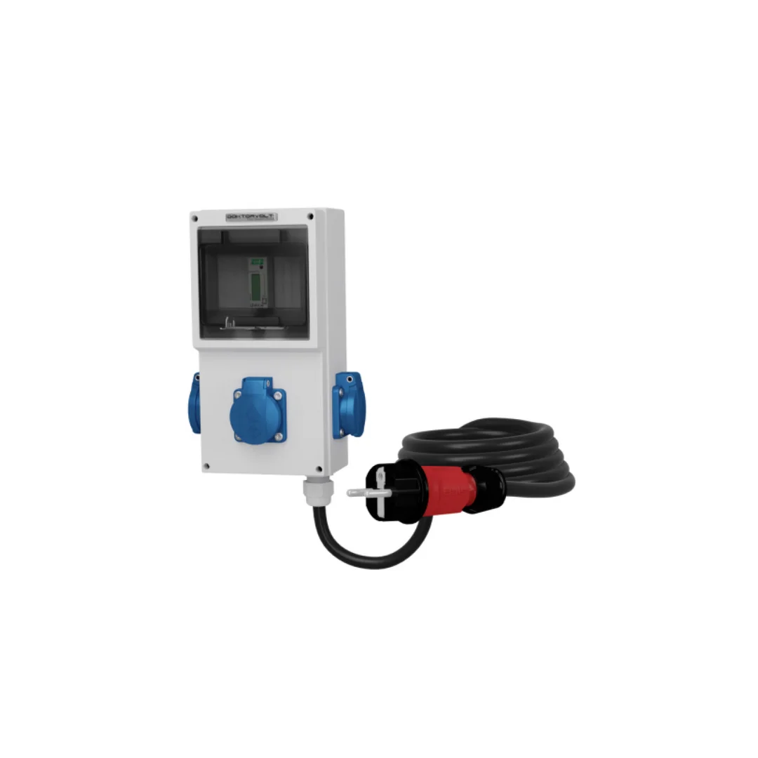 Mobilny licznik energii elektrycznej MID gniazda 3x230V Doktorvolt 4302