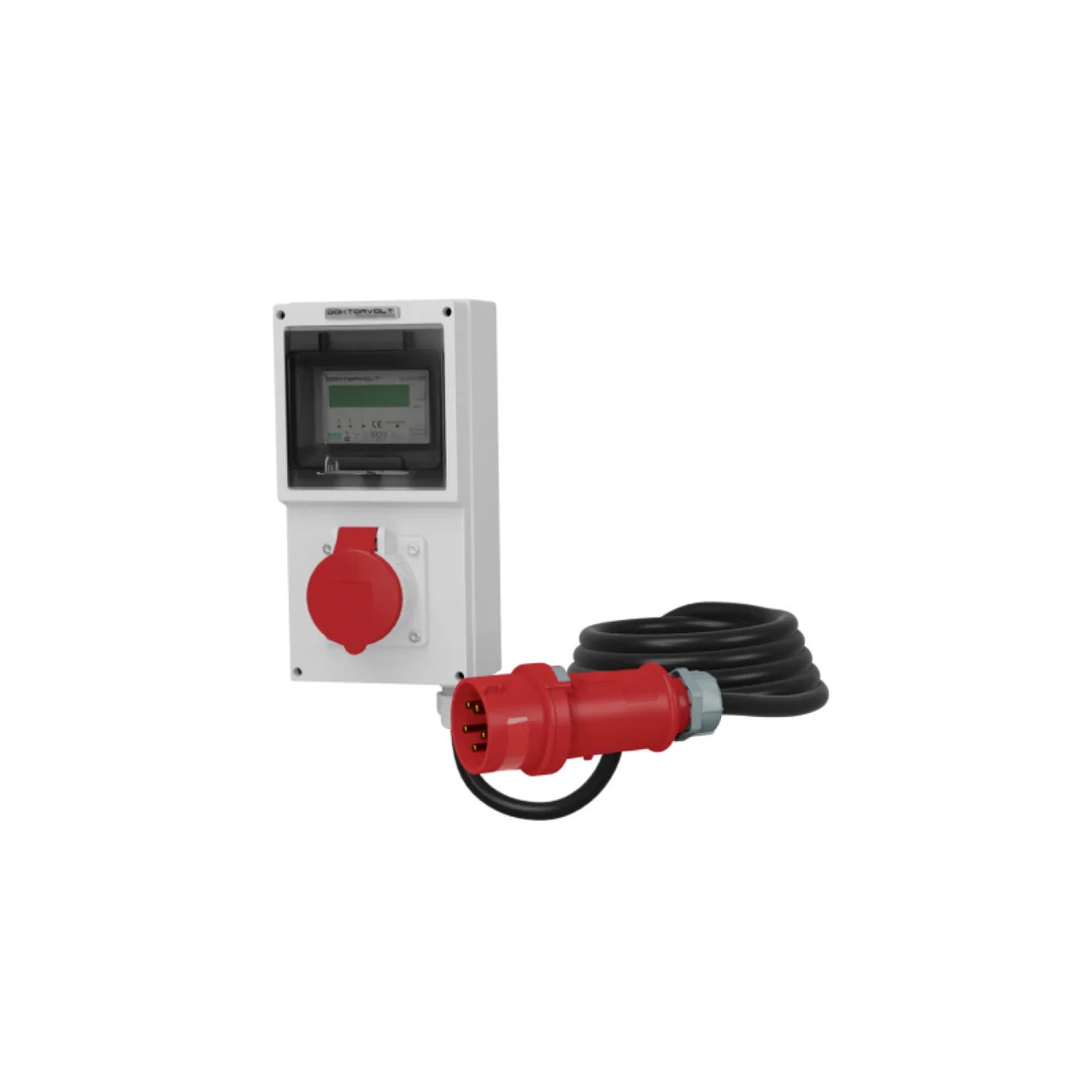 Mobilny licznik energii elektrycznej MID gniazdo 16A przewód 5x2,5mm2 Doktorvolt 4326