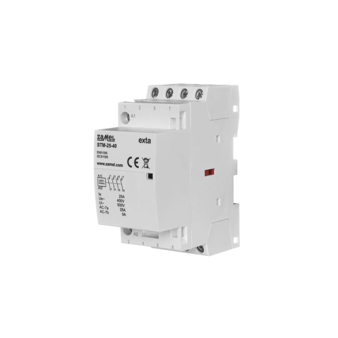 Stycznik modułowy instalacyjny 25A 4Z 230V AC, typ: STM-25-40 EXT10000295