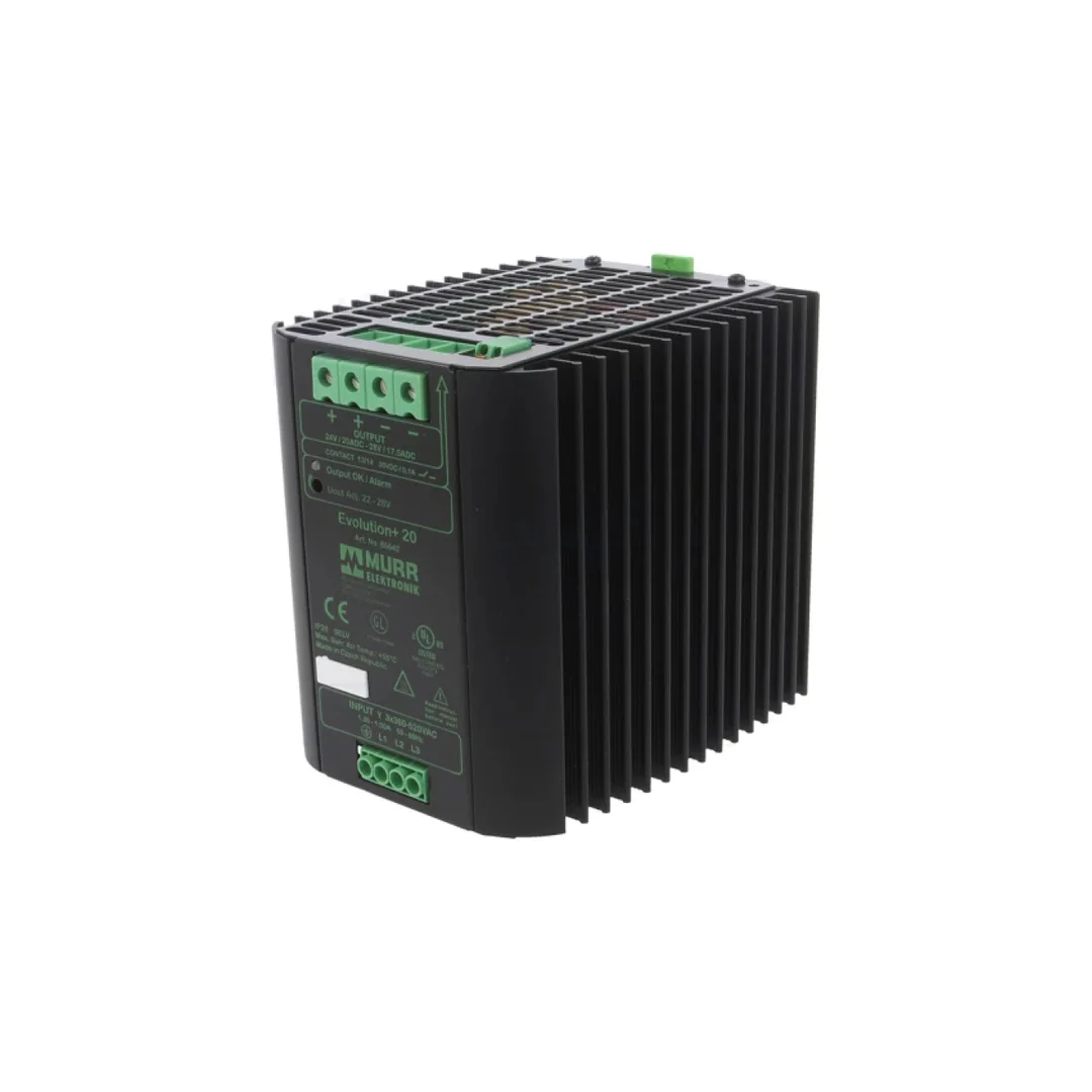 Zasilacz impulsowy 480W 22 - 28VDC 20A 3x360 - 520VAC DIN IP20 85642