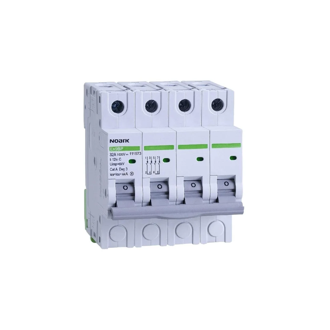 Wyłącznik nadprądowy PV 4P C 13A 1000V DC 10kA Ex9BP