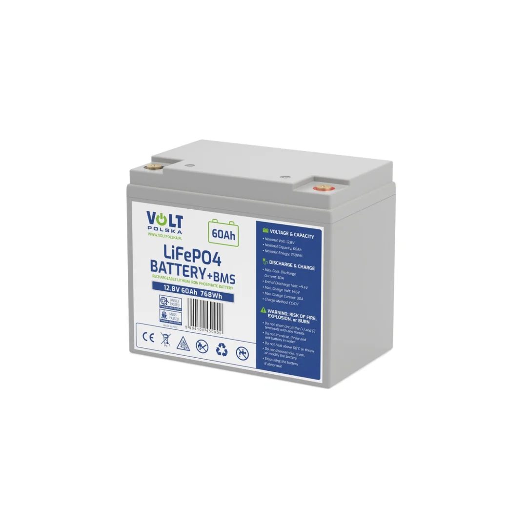 Akumulator LiFePO4 12,8V 60Ah 60A + BMS
