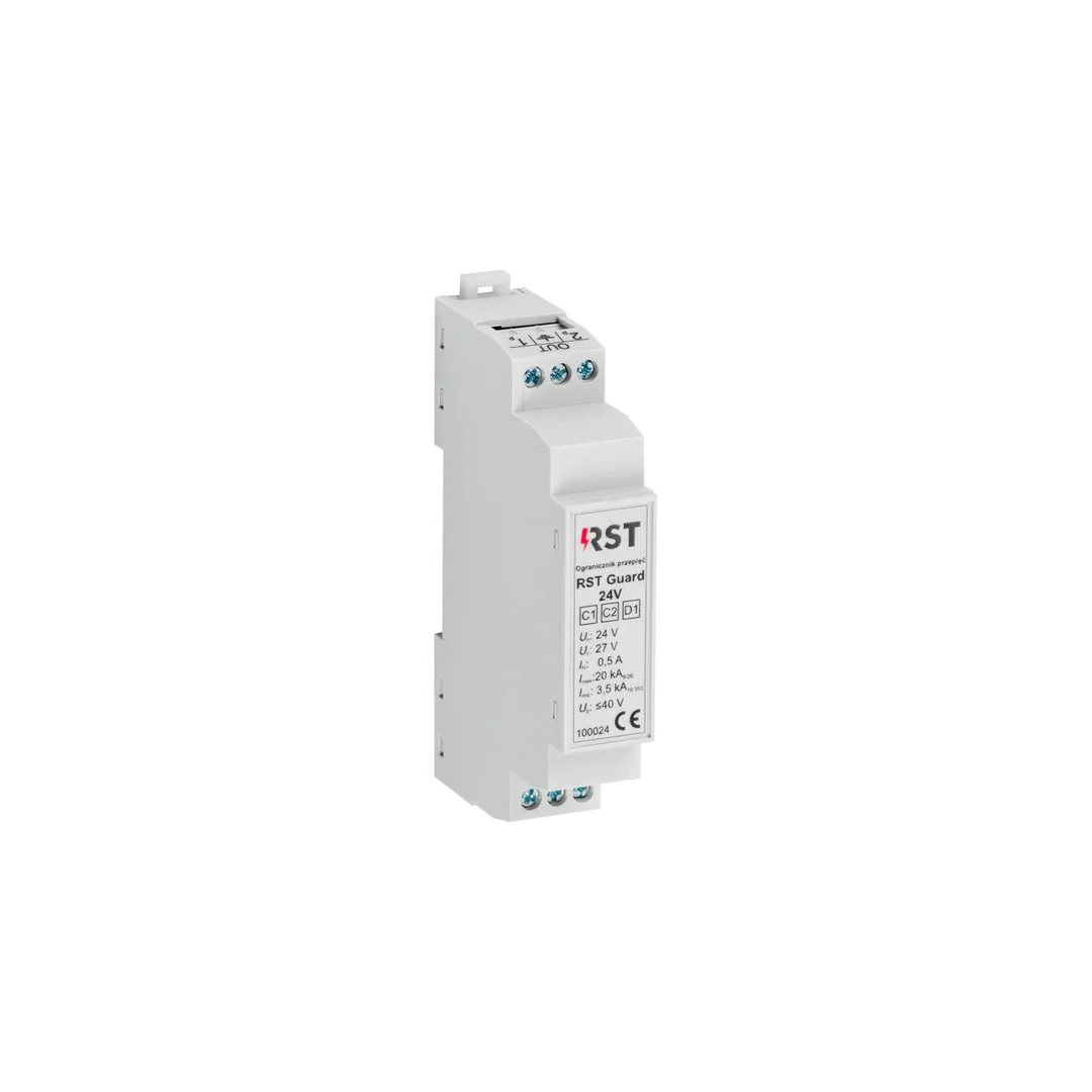Ogranicznik przepięć do ochrony systemów sterowania i kontrolno-pomiarowych, RST Guard 24V 100 024