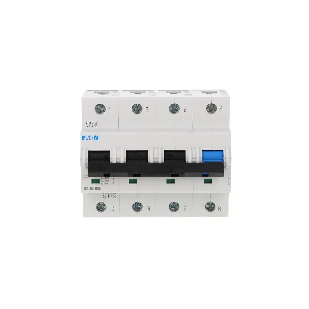 Wyłącznik nadprądowy 3P+N B 50A 25kA AC AZ-3N-B50 174523