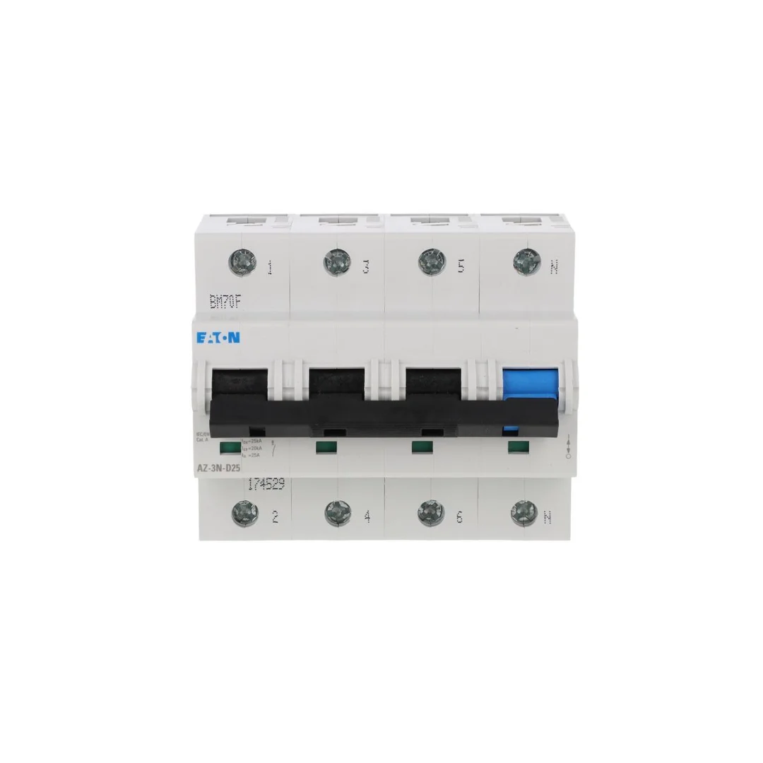 Wyłącznik nadprądowy 3P+N D 25A 25kA AC AZ-3N-D25 174529