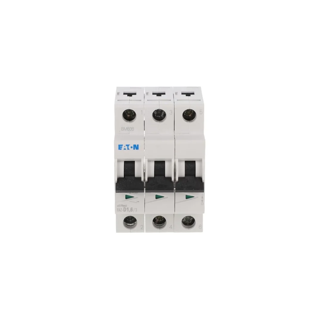 Wyłącznik nadprądowy 3P D 1,6A 15kA AC FAZ-D16/3 278883