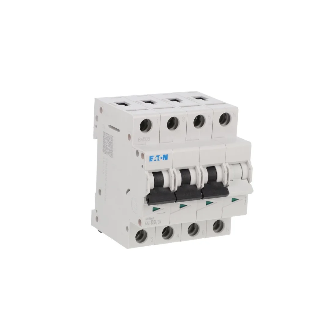 Wyłącznik nadprądowy 3P+N D 3A 15kA AC FAZ-D3/3N 278988