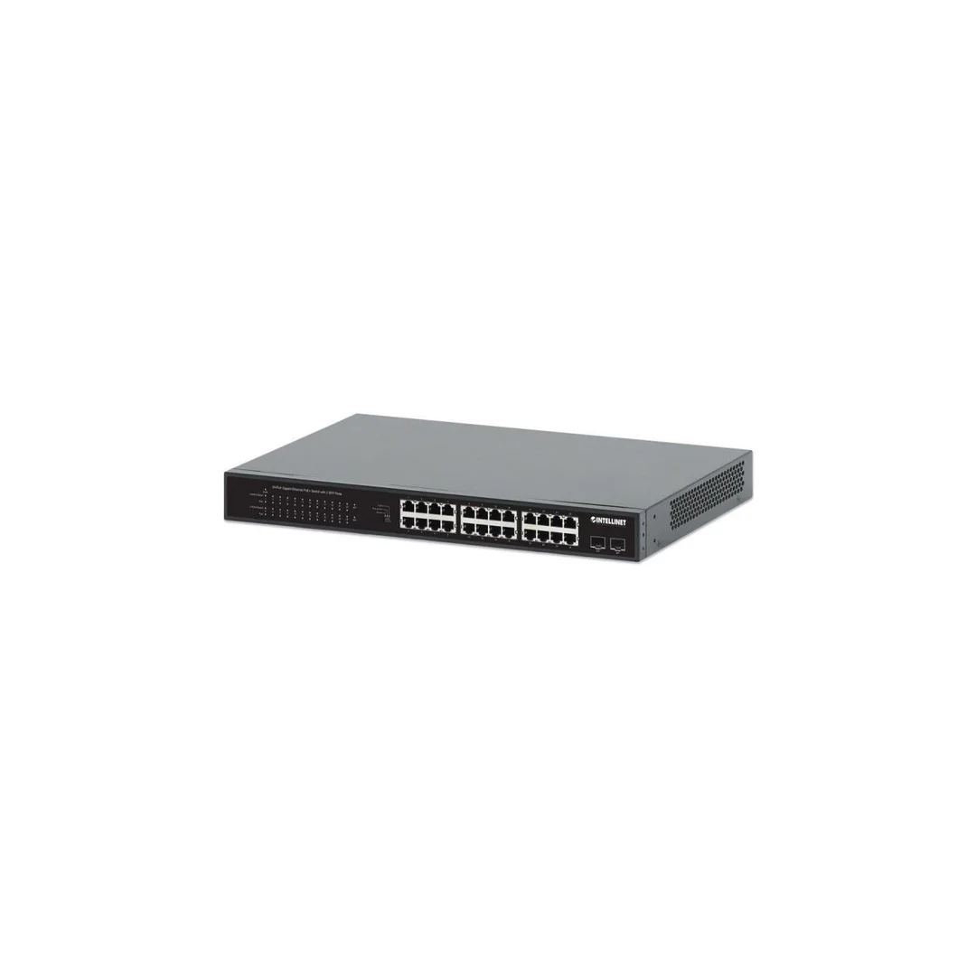 Switch Gigabit 24-portowy PoE+ z 2 portami SFP