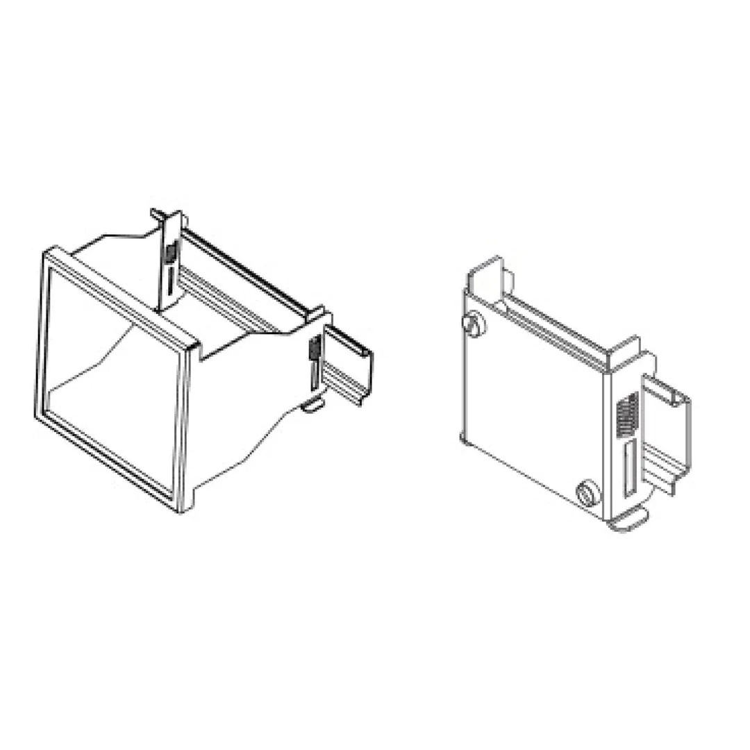 Adapter na szynę 5:otwór 45x45mm 00:wykonanie standardowe ATS