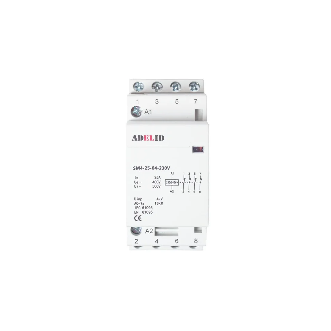 Stycznik modułowy 25A 230V 4xNC SM4 25-04-230V