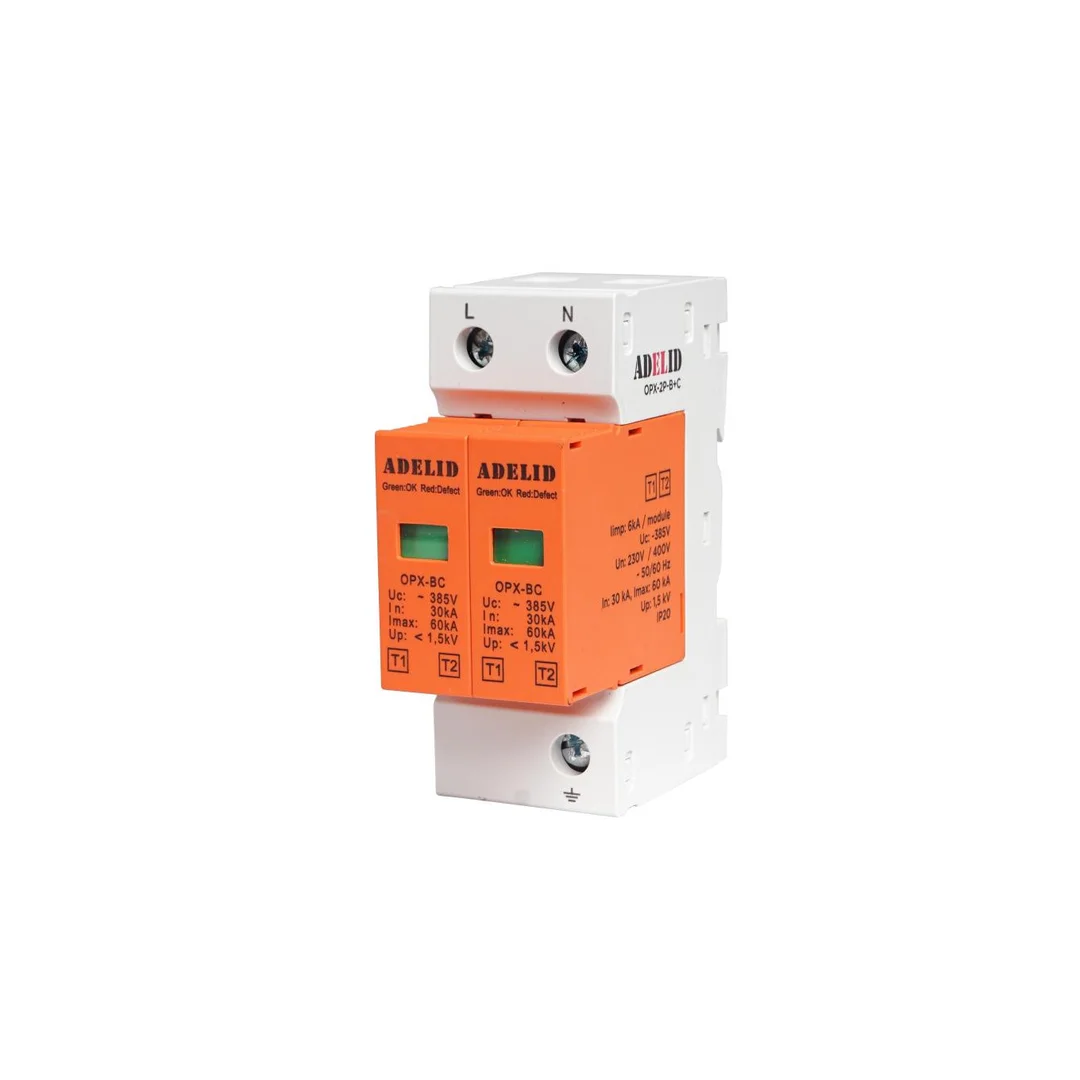 Ogranicznik przepięć T1+T2 2P 1,5kV 6kA OPX-2P-B+C