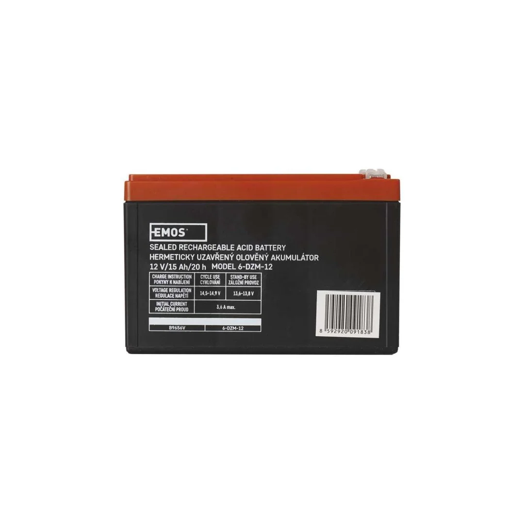 Akumulator VRLA AGM 12V 15Ah F6,3 B9656V
