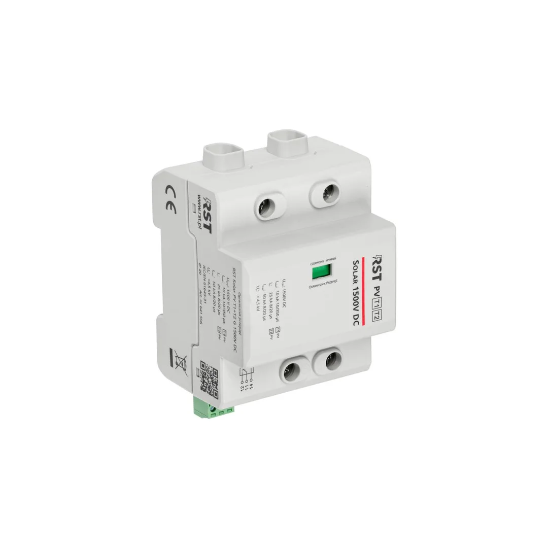 Ogranicznik przepięć T1+T2 DC, RST Solar PV T1+T2 Y 1500V DC FM 641 506