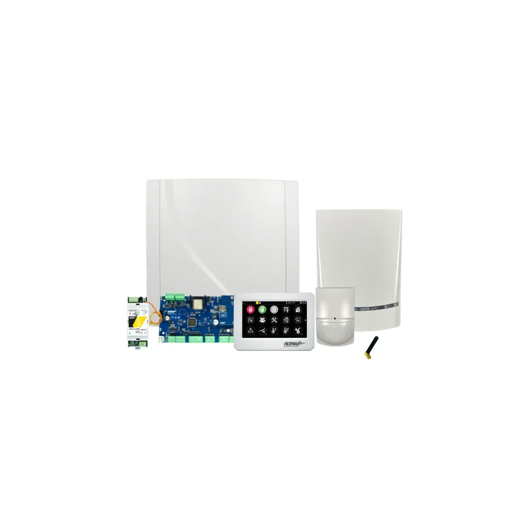 Zestaw alarmowy NeoLTE-IP-SET z białym panelem, Easy install
