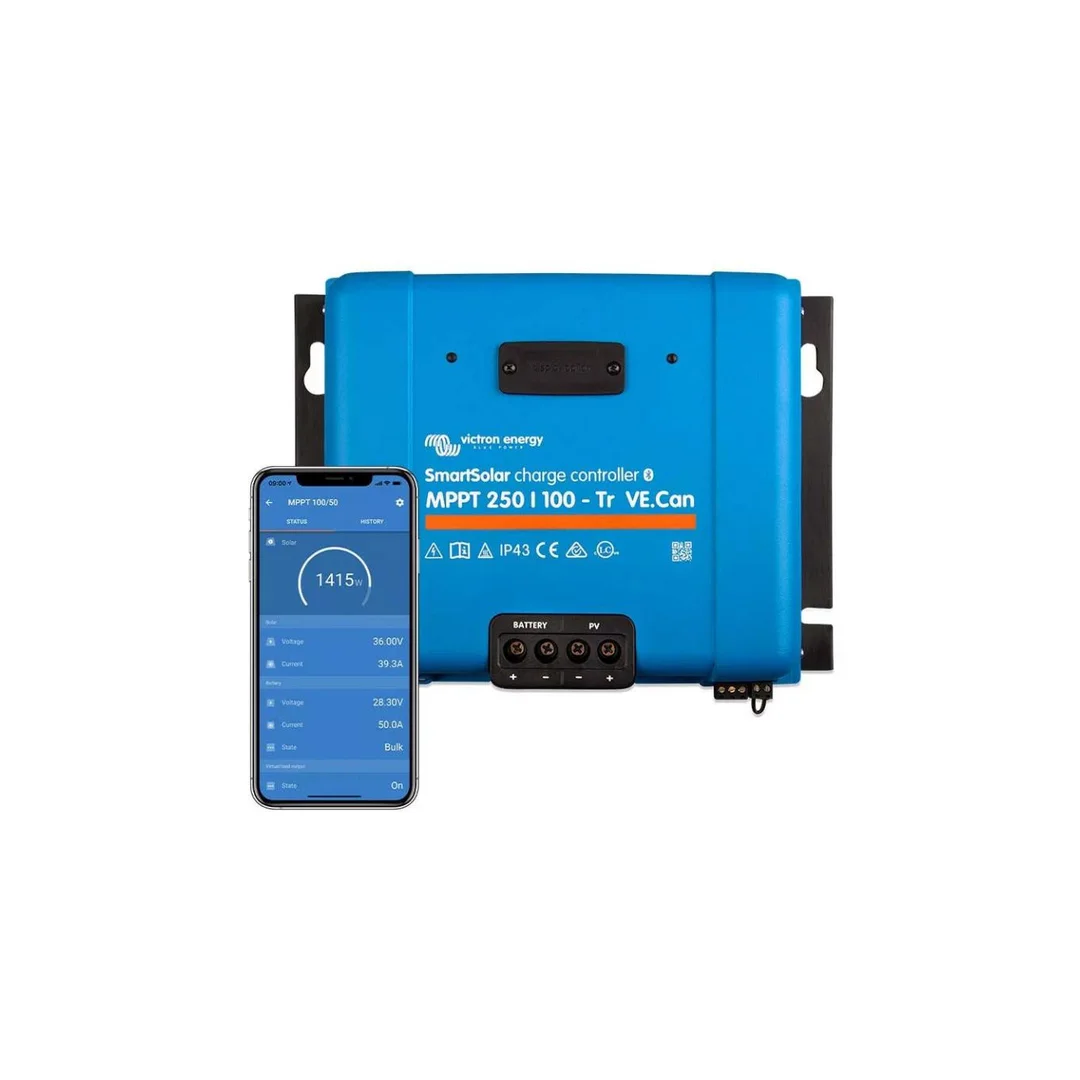 Regulator ładowania Smart 250V/100A-Tr CAN BlueTooth