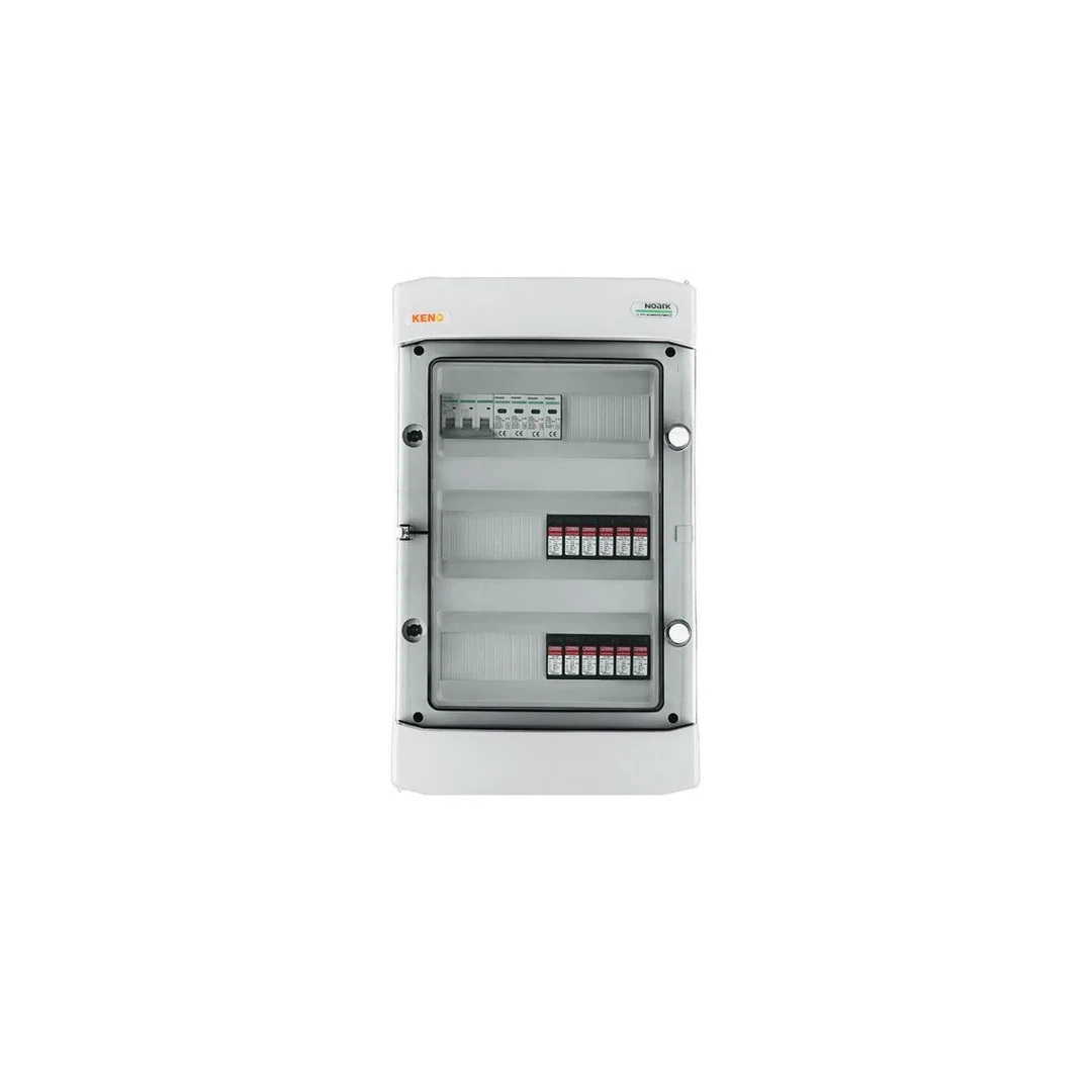 Skrzynka przył. DC+ AC z ogranicznikiem przepięć 1000V typu 2, 4x łańcuch PV, 4x MPPT// ogr. AC typ 2, 32A 3-F SH-884 DCAC
