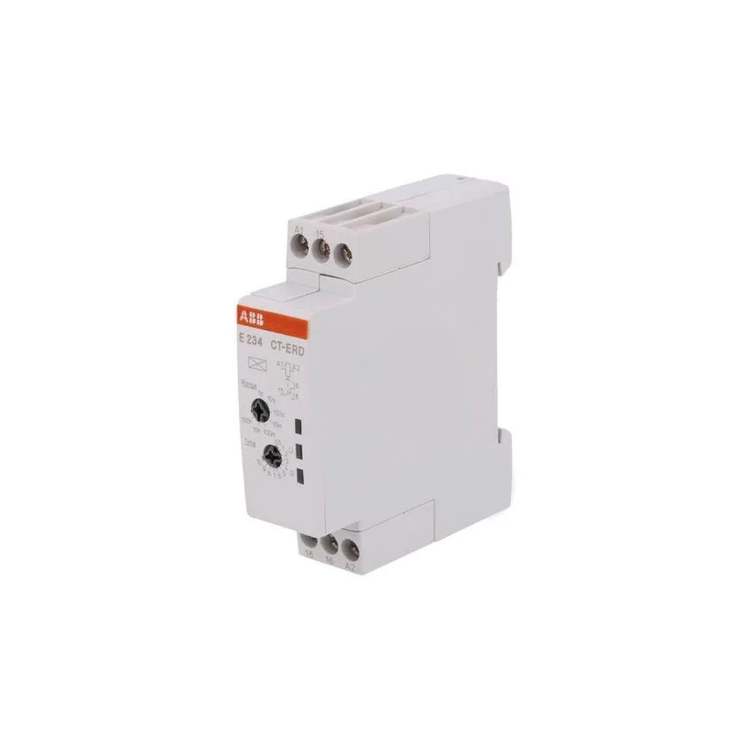 Przekaźnik czasowy 0,05s÷100h SPDT 250VAC/5A Uzas: 24÷240VAC 1SVR500100R0000