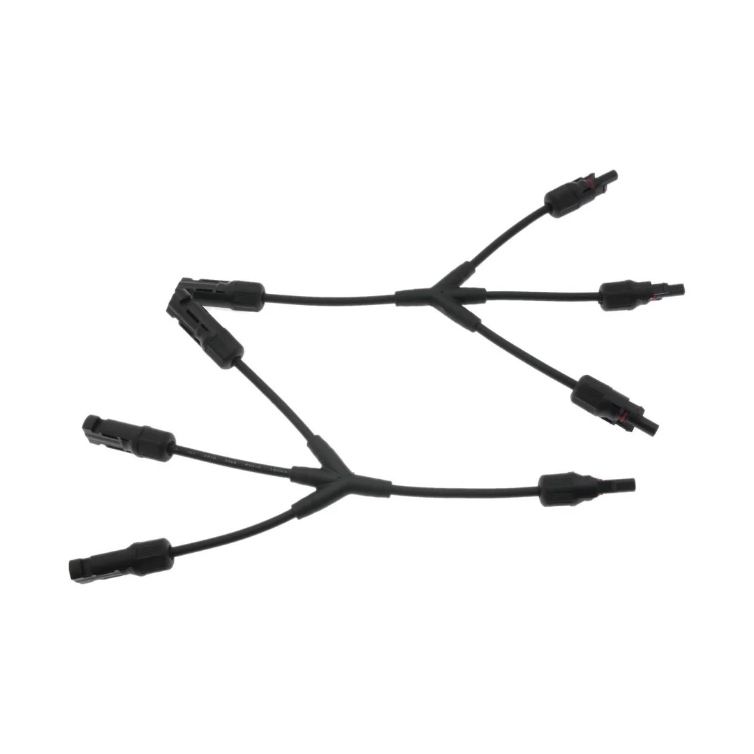 Złącze fotowoltaiczne MC4 typ Y potrójne 2,5-4mm2 6mm2 IP67 1000V DC