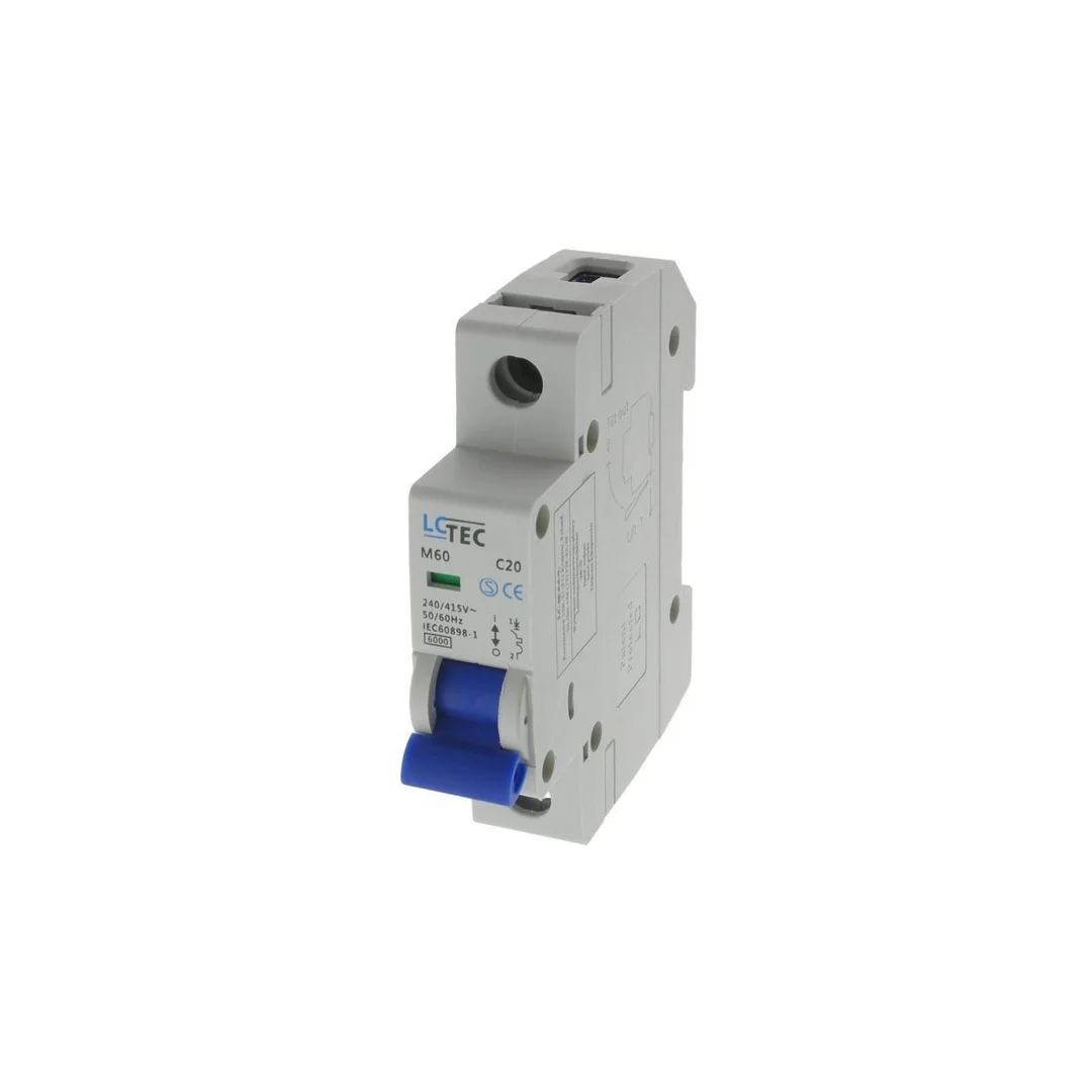 Wyłącznik nadprądowy M60 1P 1M 1F C 20A 6kA