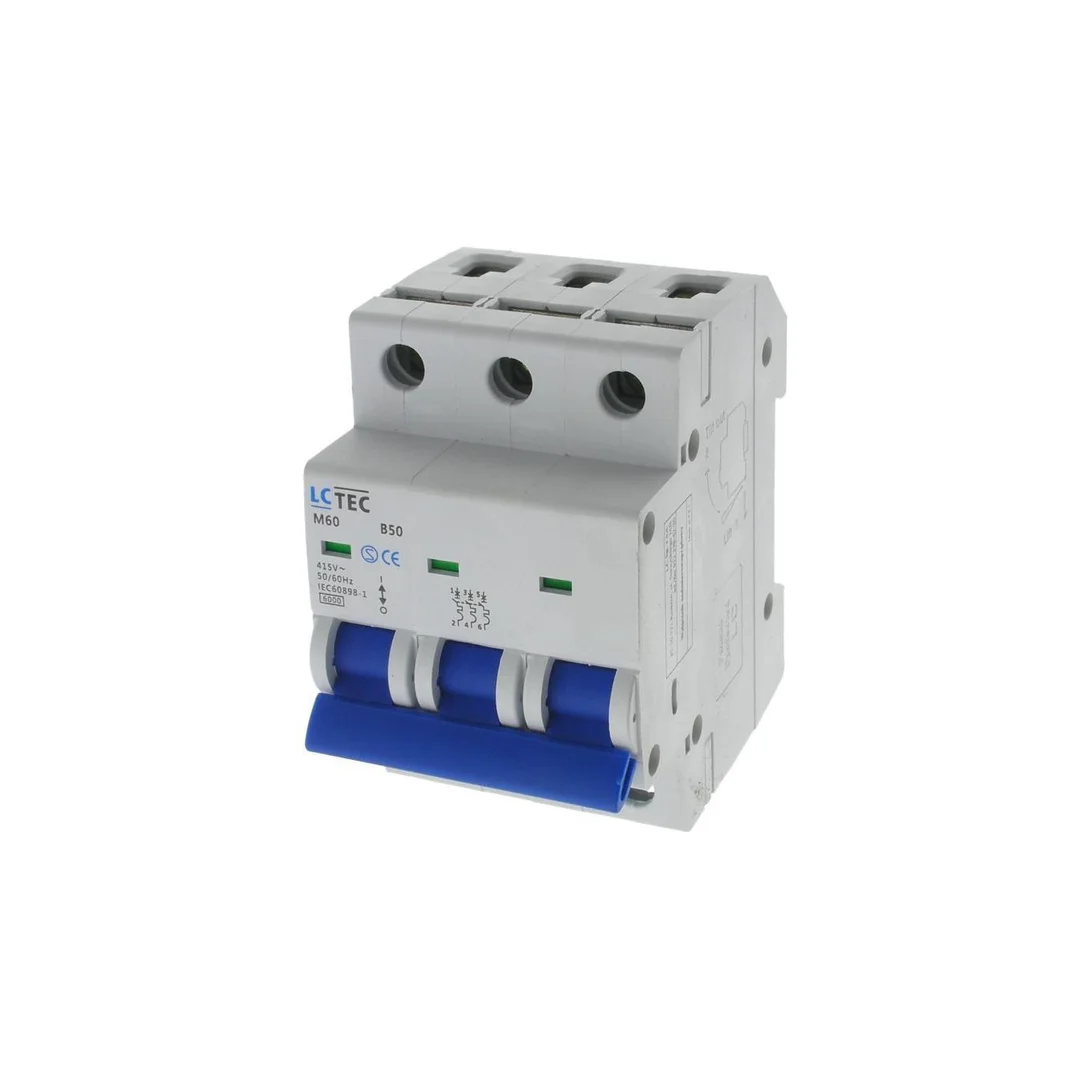 Wyłącznik nadprądowy M60 3P 3M 3F B 50A 6kA