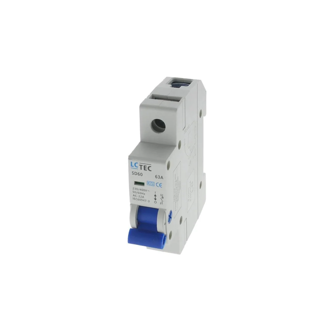 Rozłącznik izolacyjny SD60 1P 1M 1F 63A