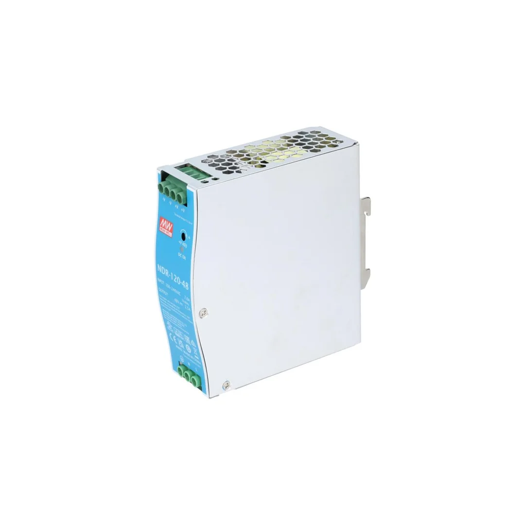 Zasilacz na szynę DIN 48V 2,5A 120W uniwersalny NDR Mean Well