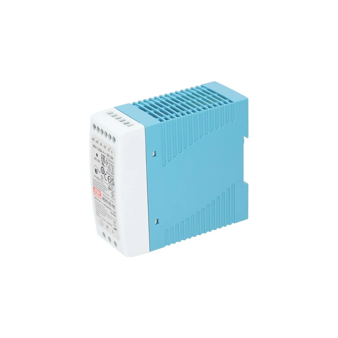 Zasilacz na szynę DIN 48V 1,5A 60W uniwersalny MDR Mean Well