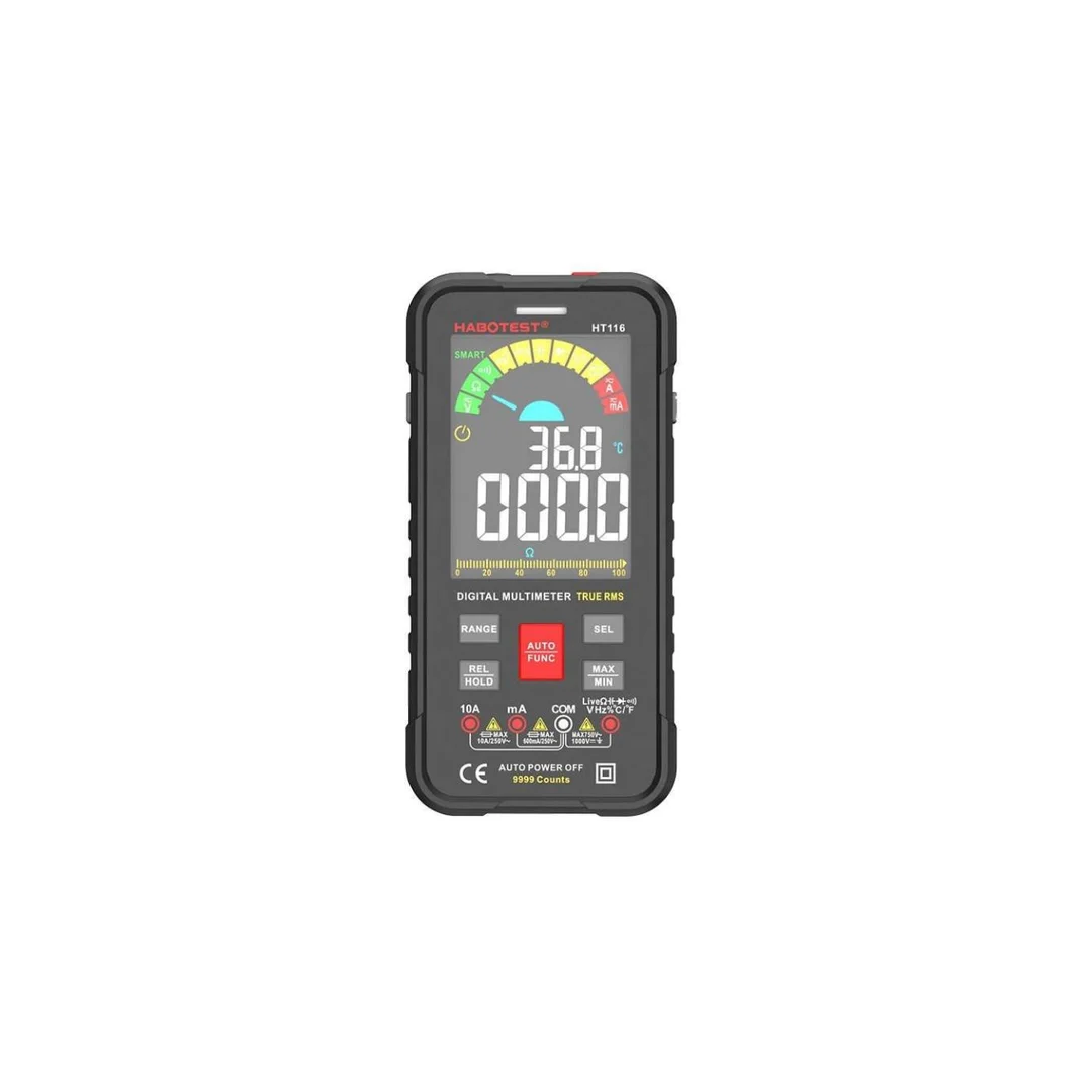 Cyfrowy multimetr uniwersalny Habotest HT116 True RMS, NCV