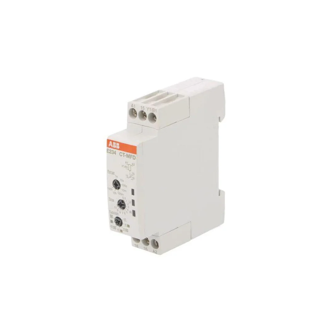 Przekaźnik czasowy 0,05s÷100h SPDT 24÷240VAC 24÷48VDC IP20 1SVR500020R0000