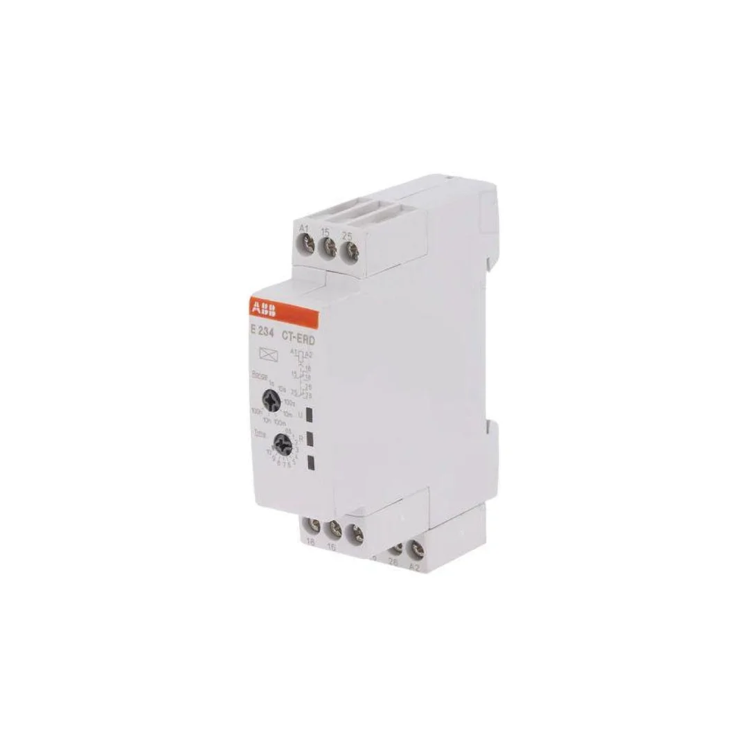 Przekaźnik czasowy 0,05s÷100h DPDT 250VAC/5A Uzas: 24÷240VAC 1SVR500100R0100